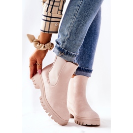 PS1 Botas quentes de camurça bege claro tozzi 2