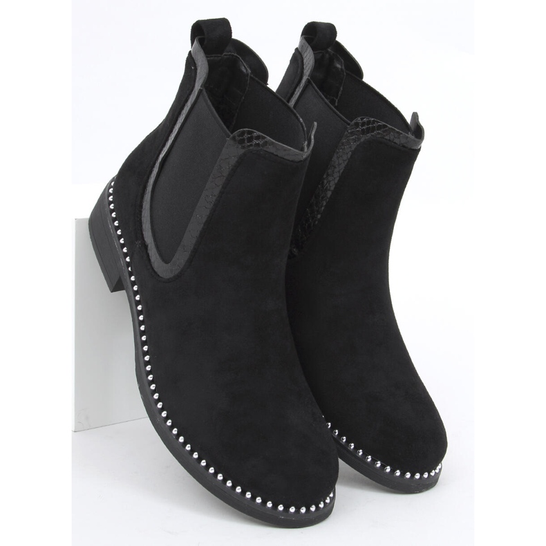 Botas Ines Black femininas do Chelsea preto 2