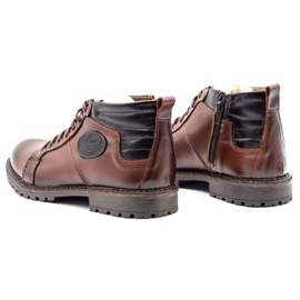 Mario Pala Botas de inverno masculinas marrons de 865 MP castanho 4