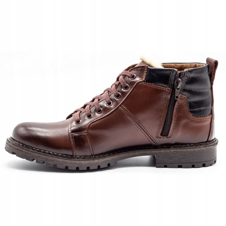 Mario Pala Botas de inverno masculinas marrons de 865 MP marrom 1