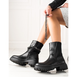 Sixth Sense Bolsas elegantes com uma corrente preto 1