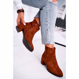 Botas femininas Sergio Leone Camel BT528 marrom 2