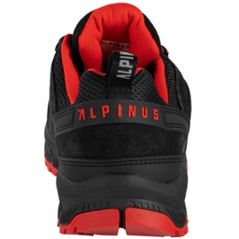 Sapatos de trekking Alpinus Seville M JS43575 preto vermelho 4