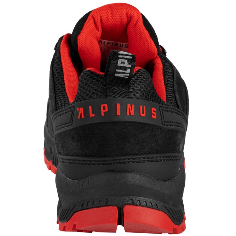 Sapatos de trekking Alpinus Seville M JS43575 preto vermelho 4