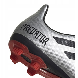 Chuteiras Adidas Predator 19.4 FxG Jr G25822 prata 4
