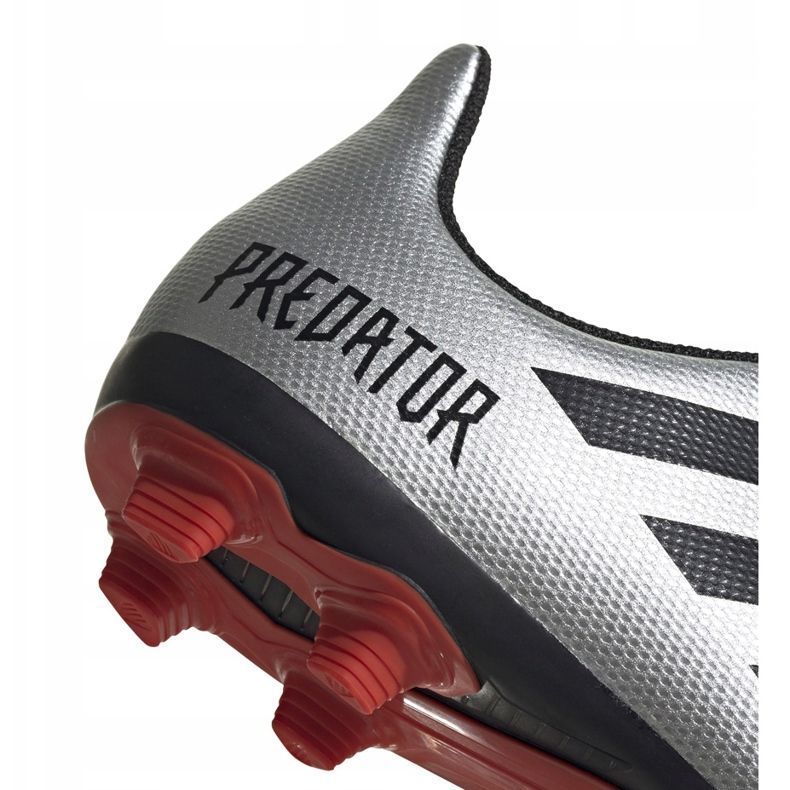 Chuteiras Adidas Predator 19.4 FxG Jr G25822 prata 4