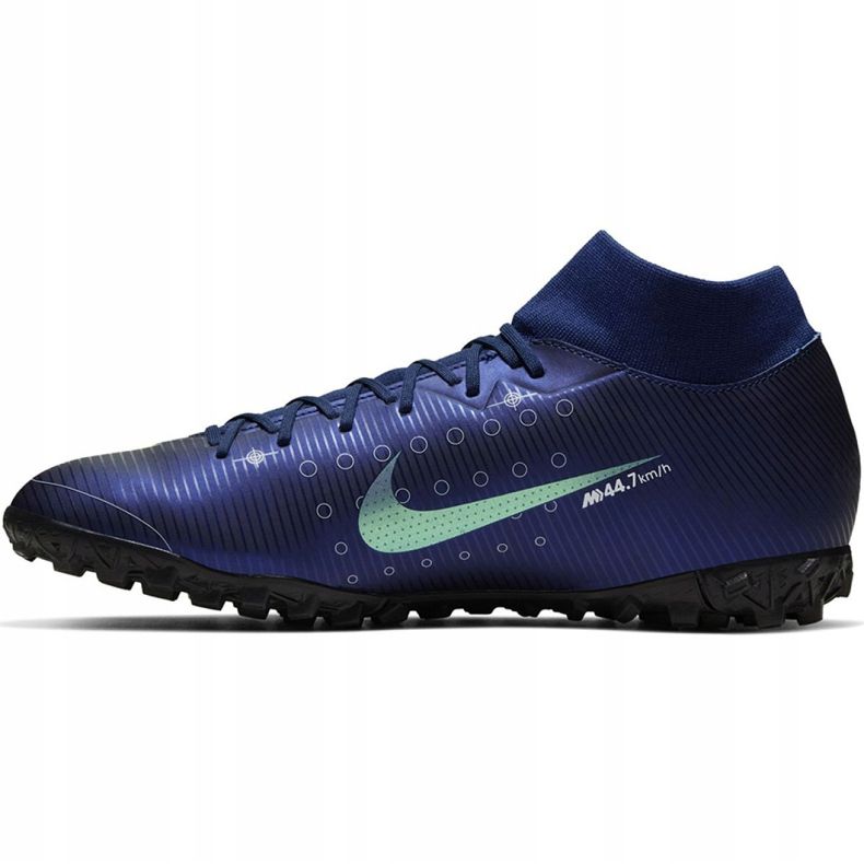 Chuteira Nike Mercurial Superfly 7 Academy Mds Tf M BQ5435 401 azul marinho 2