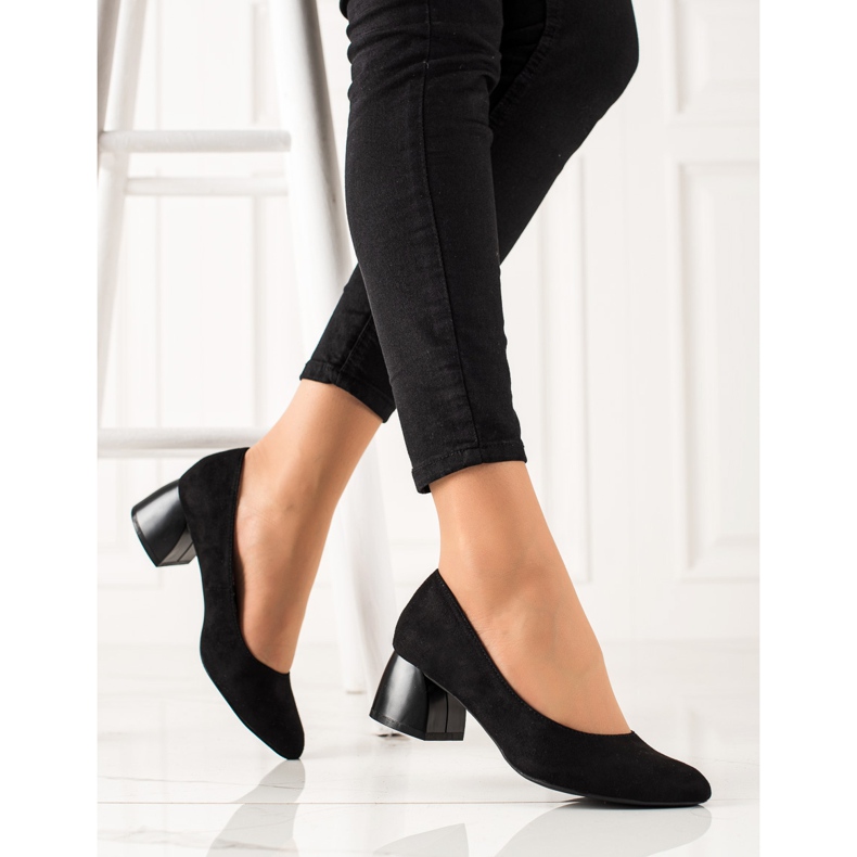 M.Daszyński Bombas pretas de salto baixo preto 1