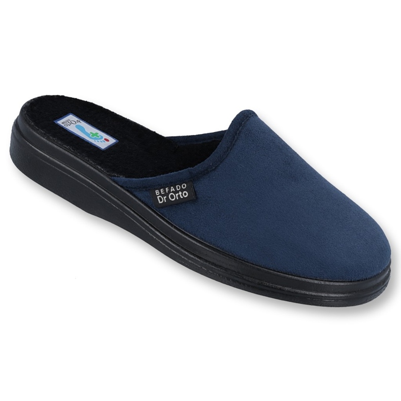 Slippers masculinos de Befado PU 132M006 azul 1