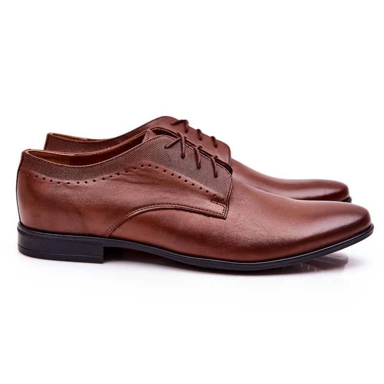 Bednarek Polish Shoes Sapatos de couro elegantes Bednarek 724 marrom 1