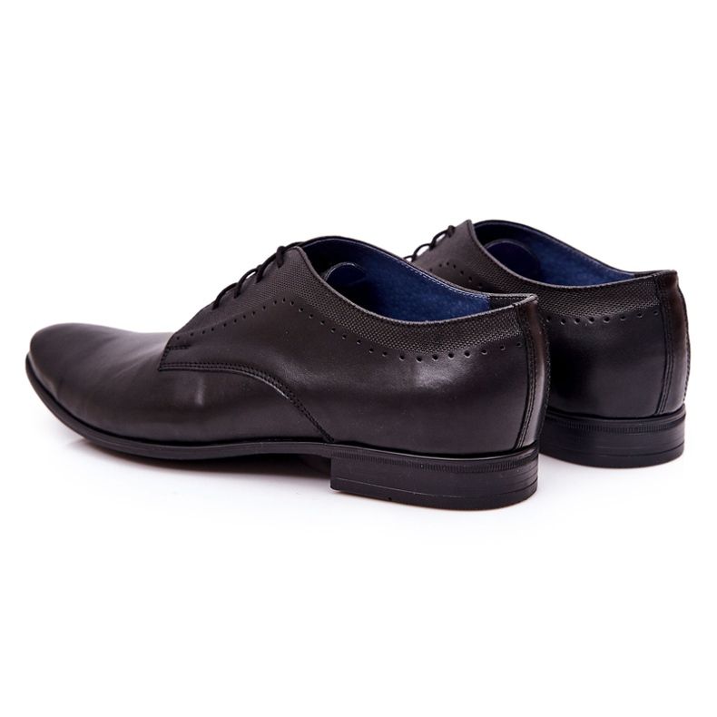 Bednarek Polish Shoes Sapatos de couro elegantes bednarek 724 preto 2