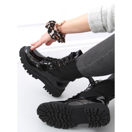 Botas militares com meia Sanna Black preto 1