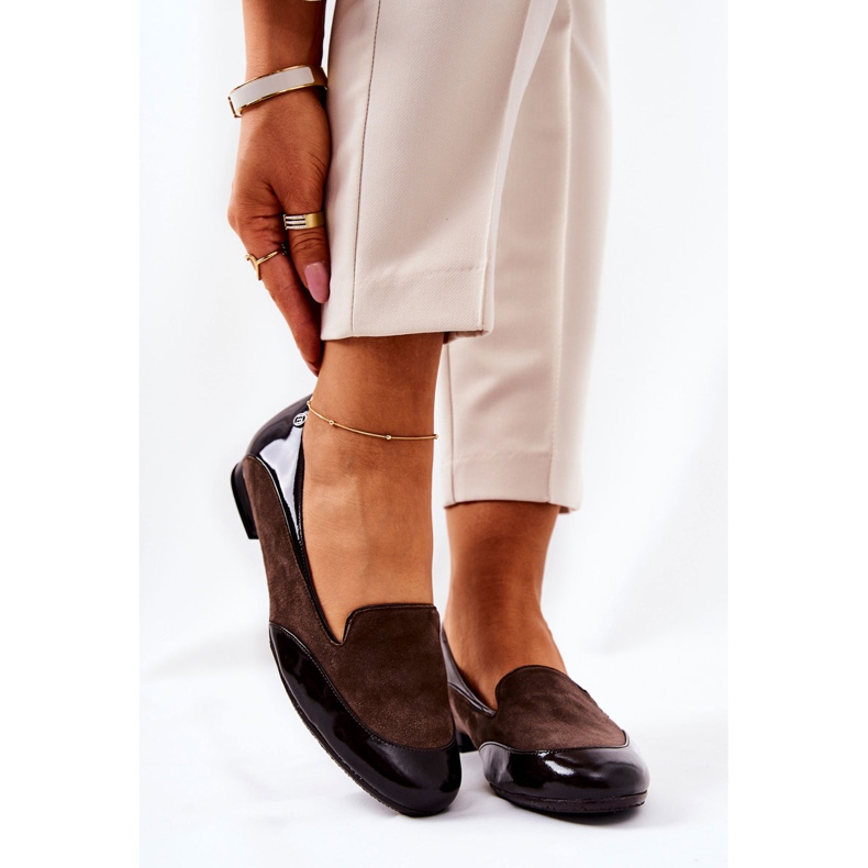 BM Couro Monnari Ballerinas 0920-017 Brown castanho 1