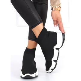 Meias Nova Black Meias cano alto preto 1