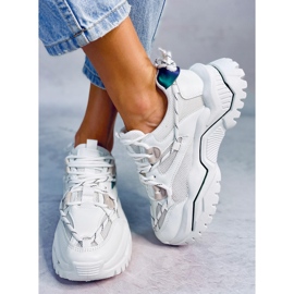 Tênis Berta White branco verde 1