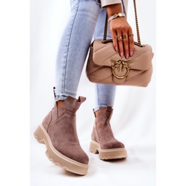 Lewski Shoes Botas Cappucino Lewski 3104 / P de camurça Workery bege 2