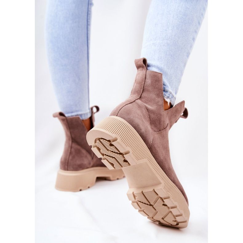 Lewski Shoes Botas Cappucino Lewski 3104 / P de camurça Workery bege 1