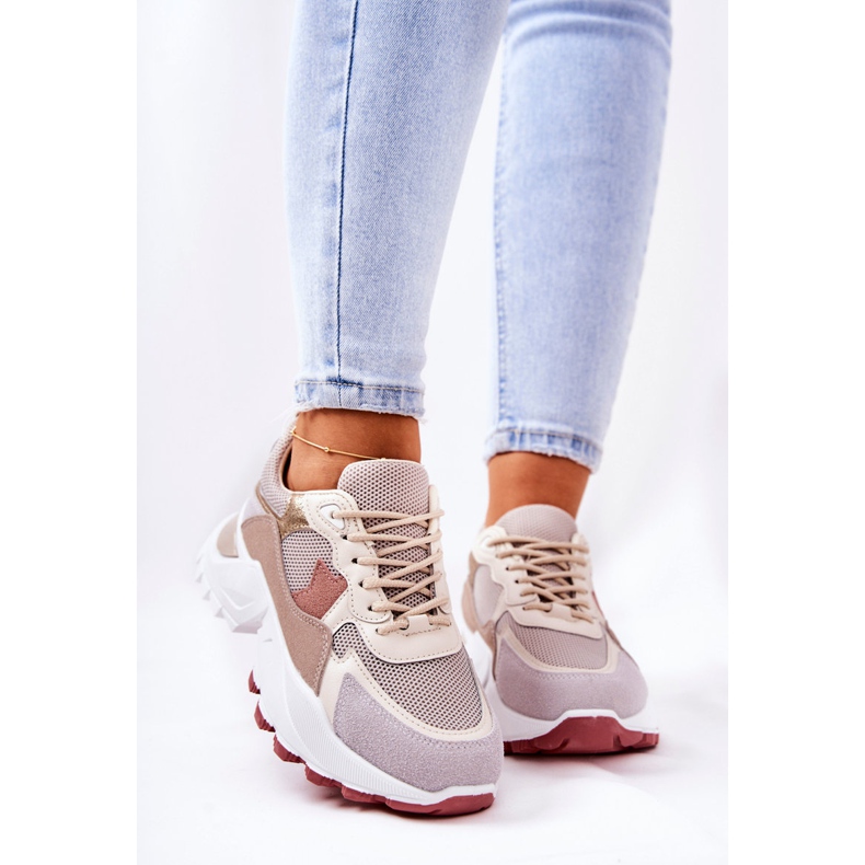 WS1 Calçados esportivos na plataforma Bege Alessia 1