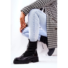 PL4 Trabalhadores de botas lacadas com uma meia preta Connor preto 1 PL4 Trabalhadores de botas lacadas com uma meia preta Connor preto 1