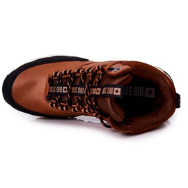 Tênis de salto alto Big Star II174179 marrom preto 5