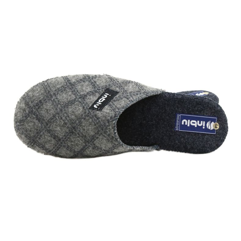 Befado Sapatos masculinos Inblu 155M009 azul cinza 3