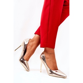 Pinos Snake Pattern Golden Tissoria dourado 1