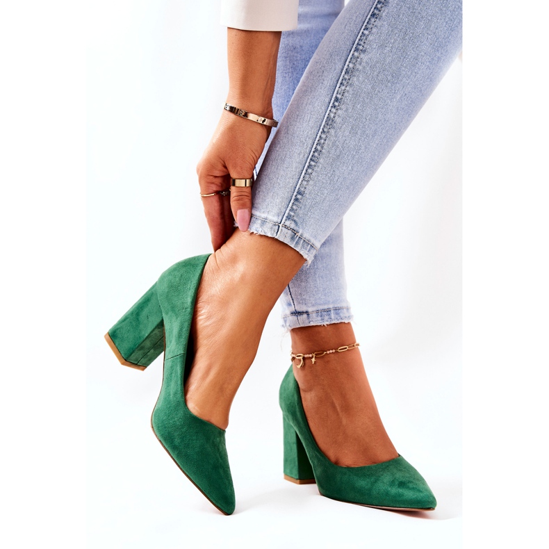 WS1 Bombas em um poste camurça verde florena 2 WS1 Bombas em um poste camurça verde florena 2