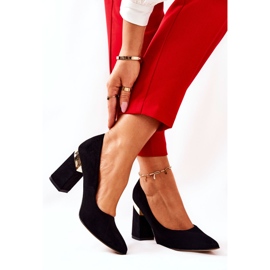 Lewski Shoes Suede Pumps Lewski 3117 Preto 1