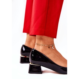 Lewski Shoes Bombas de couro lacado Lewski 3118 preto 1