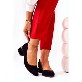 Lewski Shoes Suede Pumps Lewski 3118 Preto 1