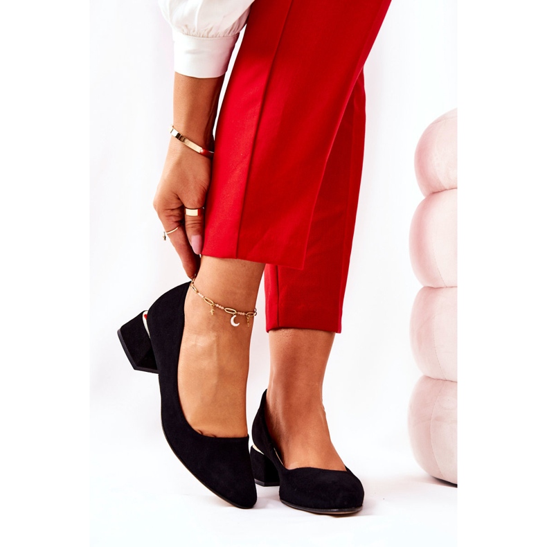 Lewski Shoes Suede Pumps Lewski 3118 Preto 1