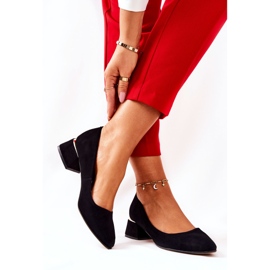 Lewski Shoes Suede Pumps Lewski 3118 Preto 2