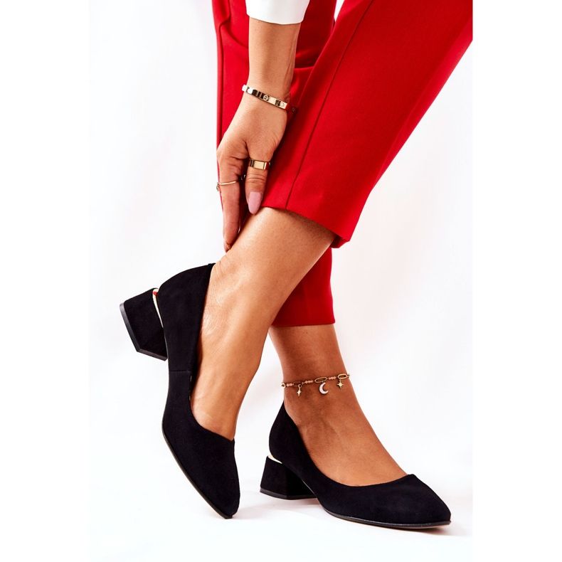 Lewski Shoes Suede Pumps Lewski 3118 Preto 2