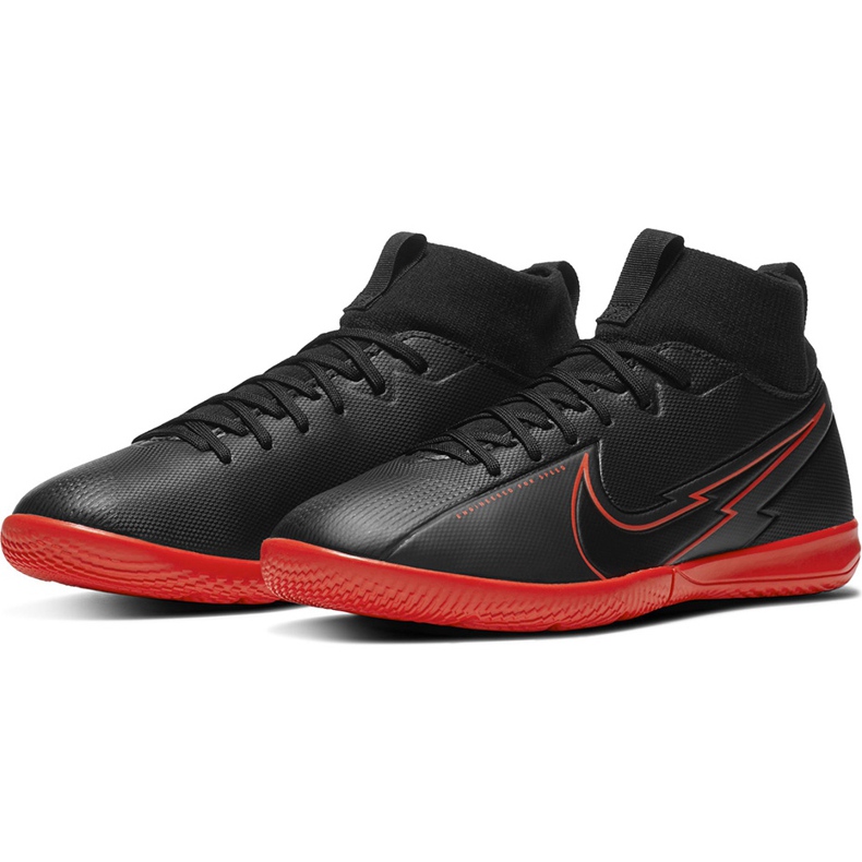 Chuteiras Nike Mercurial Superfly 7 Academy Ic Jr AT8135 060 preto 3 Chuteiras Nike Mercurial Superfly 7 Academy Ic Jr AT8135 060 preto 3