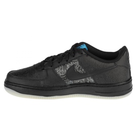 Sapata Nike Air Force 1 Low Gs Jr DN1434-001 preto azul 2 Sapata Nike Air Force 1 Low Gs Jr DN1434-001 preto azul 2