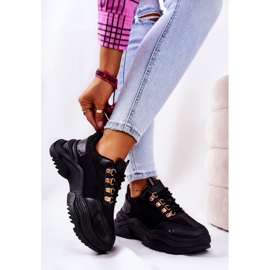 PM1 Tênis esportivos na plataforma preta Flynn preto 2