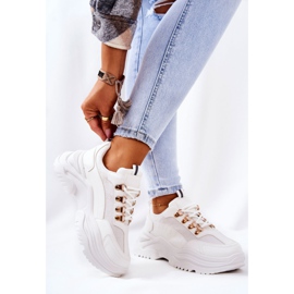 PM1 Calçados Esportivos em Branco Plataforma Flynn 2