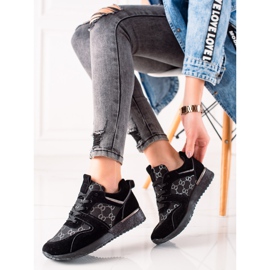 Evento Tênis elegantes com brilho preto 1