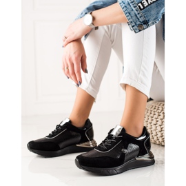 Tênis cintilantes VINCEZA preto 1