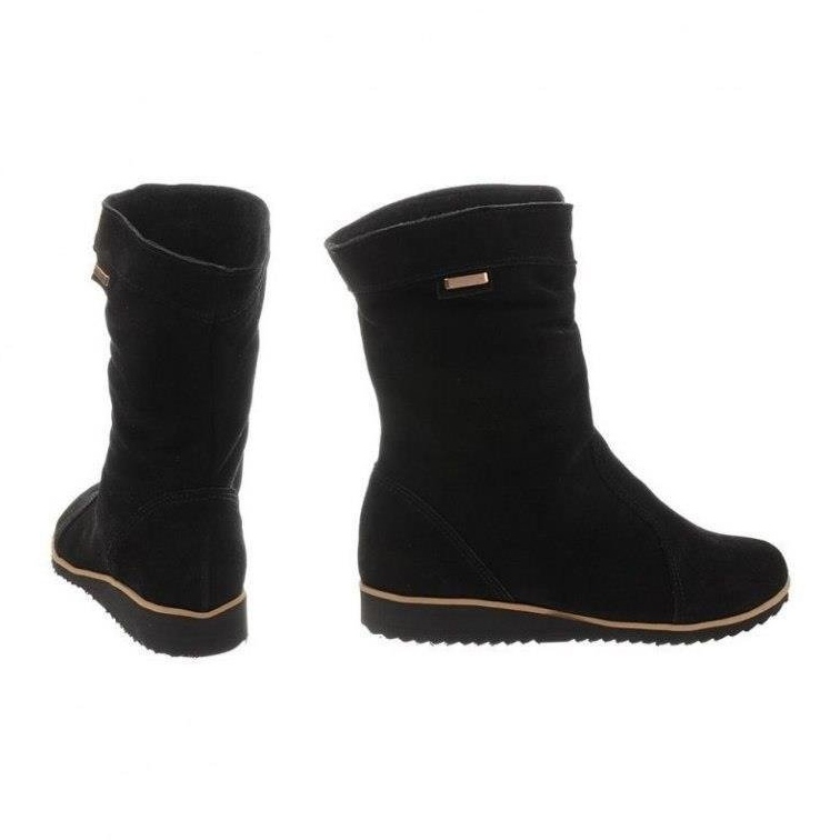 Olivier Botas de couro Emi Black preto 5