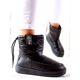 Botas de neve femininas Big Star II274120 pretas preto 2