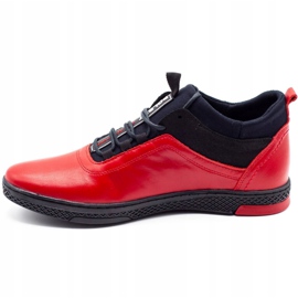 Polbut Botas de inverno masculinas vermelhas K27F vermelho 1 Polbut Botas de inverno masculinas vermelhas K27F vermelho 1