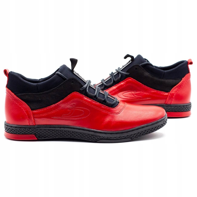 Polbut Botas de inverno masculinas vermelhas K27F vermelho 4 Polbut Botas de inverno masculinas vermelhas K27F vermelho 4