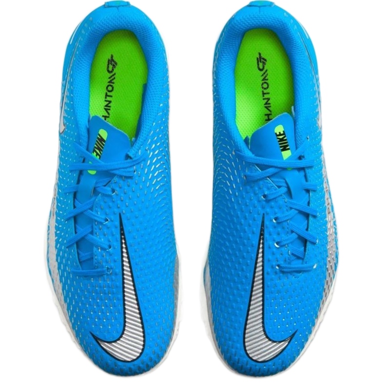 Chuteira Nike Phantom Gt Academy Tf Jr CK8484 400 azul azul 2