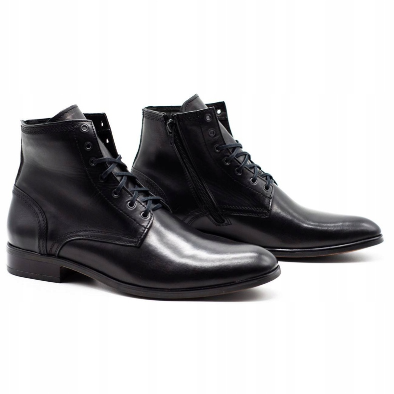 Olivier Botas Chelsea de inverno 287 pretas preto 2