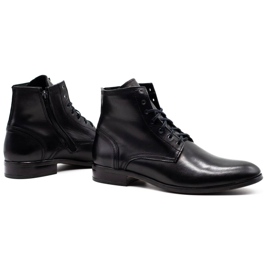 Olivier Botas Chelsea de inverno 287 pretas preto 3