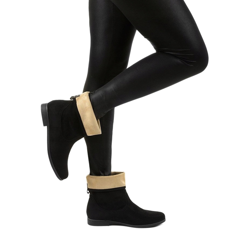 Botas de camurça preta de Islevine preto 2