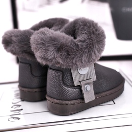 Apawwa Botas de neve infantis quentes com pele cinza Marella 6 Apawwa Botas de neve infantis quentes com pele cinza Marella 6