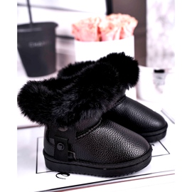 Apawwa Botas de neve infantis quentes com pele cinza Marella 1 Apawwa Botas de neve infantis quentes com pele cinza Marella 1