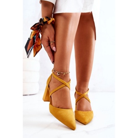 PS1 Sapatos femininos no salto em Spitz Yellow Future amarelo 1